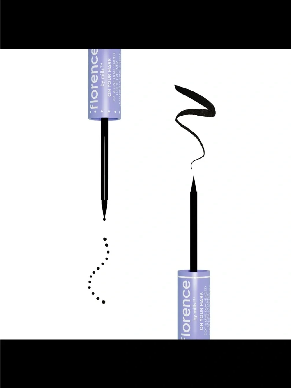 Florence by Mills On your Mark Dot & Line Eyeliner Black